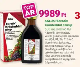 Herbaház SALUS Floradix Krauterblut szirup ajánlat
