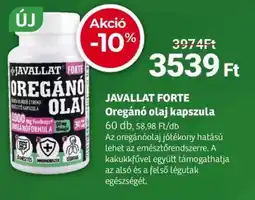 Herbaház JAVALLAT FORTE Oregánó olaj kapszula ajánlat