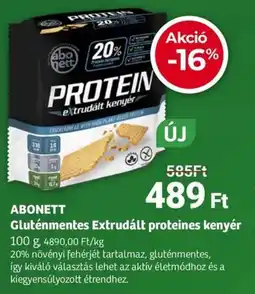 Herbaház ABONETT Gluténmentes Extrudált proteines kenyér ajánlat