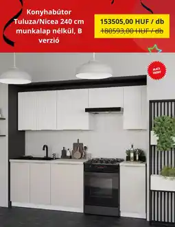 Merkury Market Konyhabútor Tuluza/Nicea 240 cm munkalap nélkül, B ajánlat