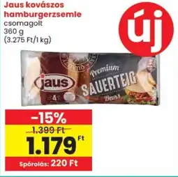 Spar Jaus kovászos hamburgerzsemle ajánlat