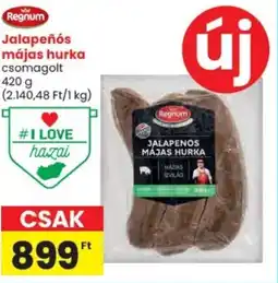 Spar Regnum Jalapeñós májas hurka ajánlat