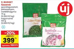 Spar S-BUDGET fűszerek ajánlat