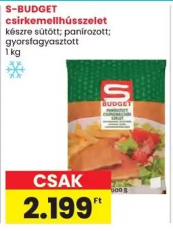 Spar S-BUDGET csirkemellhússzelet ajánlat