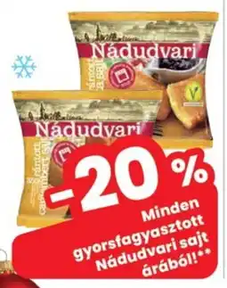 Spar Gyorsfagyasztott nádudvari sajt ajánlat