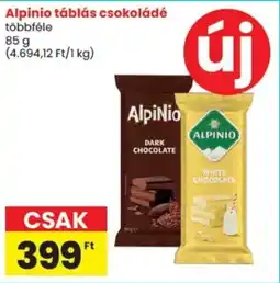 Spar Alpinio táblás csokoládé ajánlat