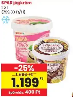 Spar SPAR jégkrém ajánlat