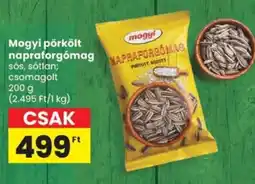 Spar Mogyi pörkölt napraforgómag ajánlat
