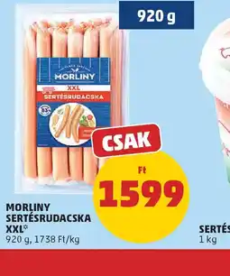 PENNY MORLINY SERTÉSRUDACSKA ajánlat