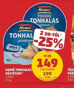 PENNY HAMÉ TONHALAS PÁSTÉTOM ajánlat