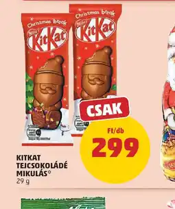 PENNY KITKAT TEJCSOKOLÁDÉ MIKULÁS ajánlat