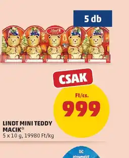 PENNY LINDT MINI TEDDY MACIK ajánlat