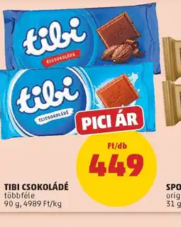 PENNY TIBI CSOKOLÁDÉ ajánlat