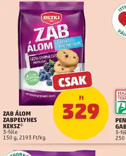 PENNY ZAB ÁLOM ZABPEHELYES KEKSZ ajánlat