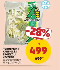 PENNY AGROSPRINT KARFIOL ÉS BROKKOLI KEVERÉK ajánlat