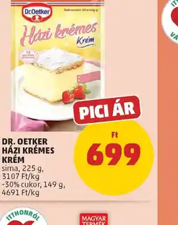 PENNY DR. OETKER HÁZI KRÉMES KRÉM ajánlat