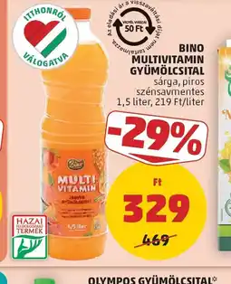 PENNY BINO MULTIVITAMIN GYÜMÖLCSITAL ajánlat