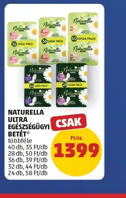 PENNY NATURELLA ULTRA EGÉSZSÉGÜGYI BETÉT ajánlat