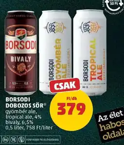 PENNY BORSODI DOBOZOS SÖR ajánlat