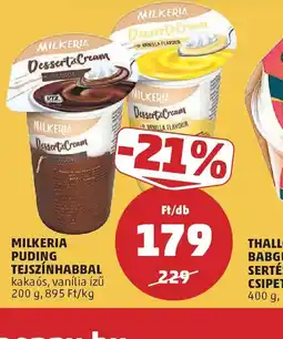 PENNY MILKERIA PUDING TEJSZÍNHABBAL ajánlat