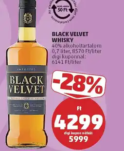 PENNY BLACK VELVET WHISKY ajánlat