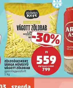 PENNY ZÖLDSÉGESKERT SÁRGA HÜVELYŰ VÁGOTT ZÖLDBAB ajánlat