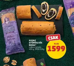 PENNY ASZALT GYÜMÖLCSÖS BEIGLI ajánlat