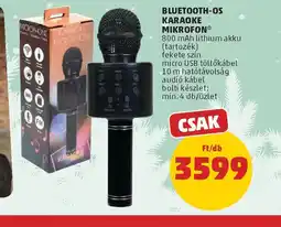 PENNY BLUETOOTH-OS KARAOKE MIKROFON ajánlat