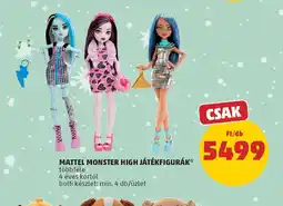 PENNY MATTEL MONSTER HIGH JÁTÉKFIGURÁK ajánlat