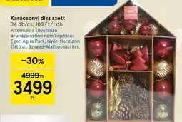 Tesco Karácsonyi dísz szett ajánlat