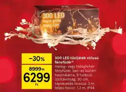 Tesco 300 LED tűzijáték stílusú fényfüzér ajánlat