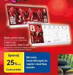 Tesco Képes asztali naptár ajánlat