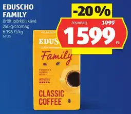 ALDI EDUSCHO FAMILY őrölt, pörkölt kávé ajánlat