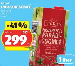 ALDI Rio d'Oro paradicsomlé ajánlat