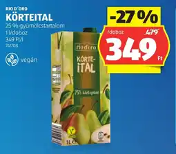 ALDI Rio d'Oro körteital ajánlat