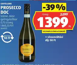 ALDI Costellore Prosecco DOC ajánlat