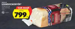 ALDI American szendvicskenyér ajánlat