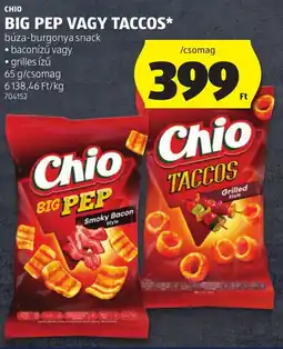 ALDI Chio Big Pep, taccos ajánlat