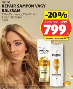 ALDI Pantene Repair sampon, balzsam ajánlat