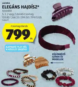 ALDI Lacura Elegáns hajdísz ajánlat
