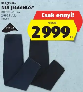 ALDI Up 2 Fashion nöi jeggings ajánlat