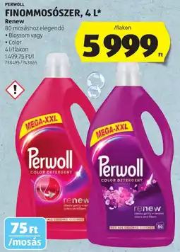 ALDI Perwoll finommosószer ajánlat