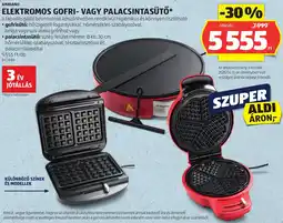 ALDI Ambiano elektromos gofri-, palacsintasütő ajánlat