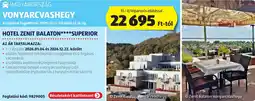ALDI Magyarország Vonyarcvashegy Hotel Zenit Balaton Superior ajánlat