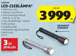 ALDI Casalux LED-zseblámpa ajánlat
