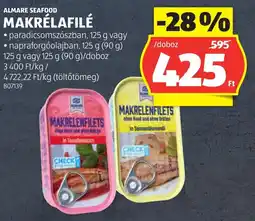 ALDI Almare Seafood Makrélafilé ajánlat