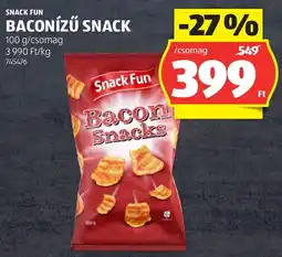 ALDI Snack Fun Baconízű snack ajánlat