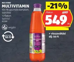 ALDI Rio d'Oro Multivitamin ajánlat