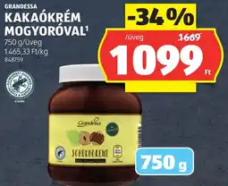 ALDI Grandessa Kakaókrém mogyoróval ajánlat