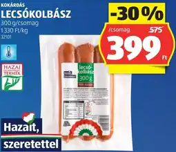 ALDI Kokárdás lecsókolbász ajánlat